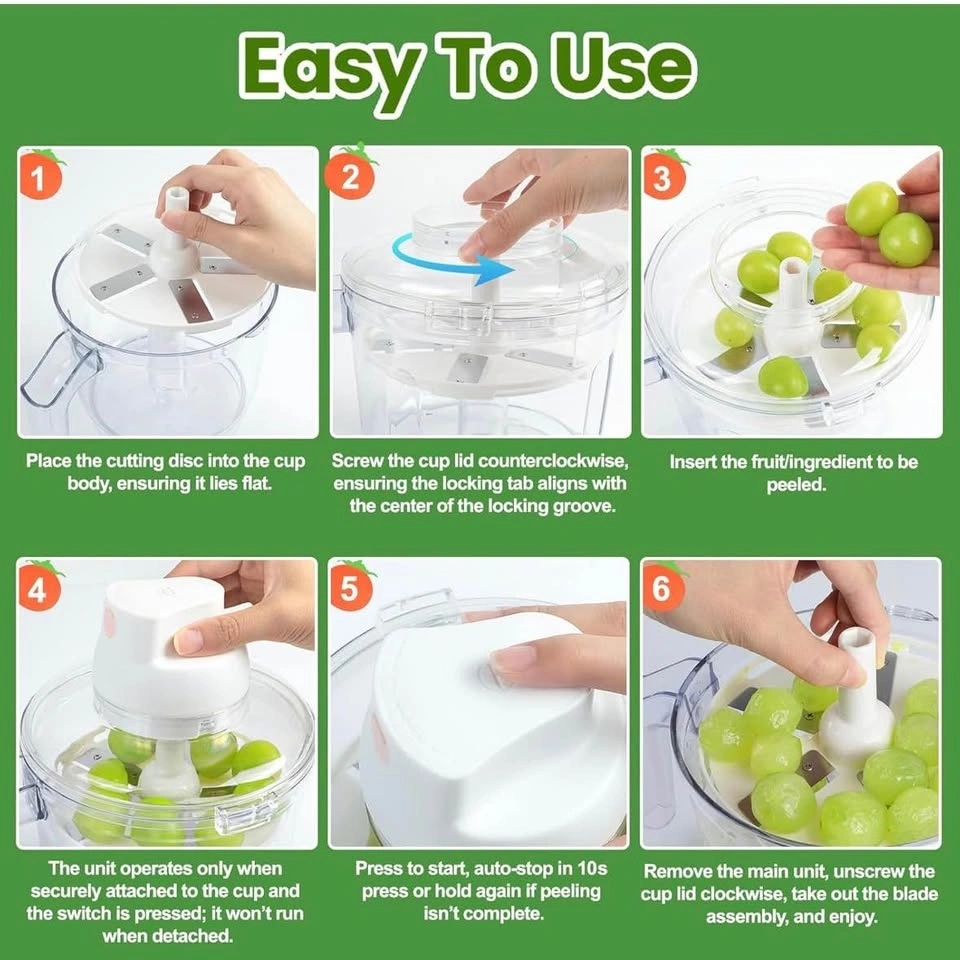 Electric Garlic + Fruit Peeler - photo 3