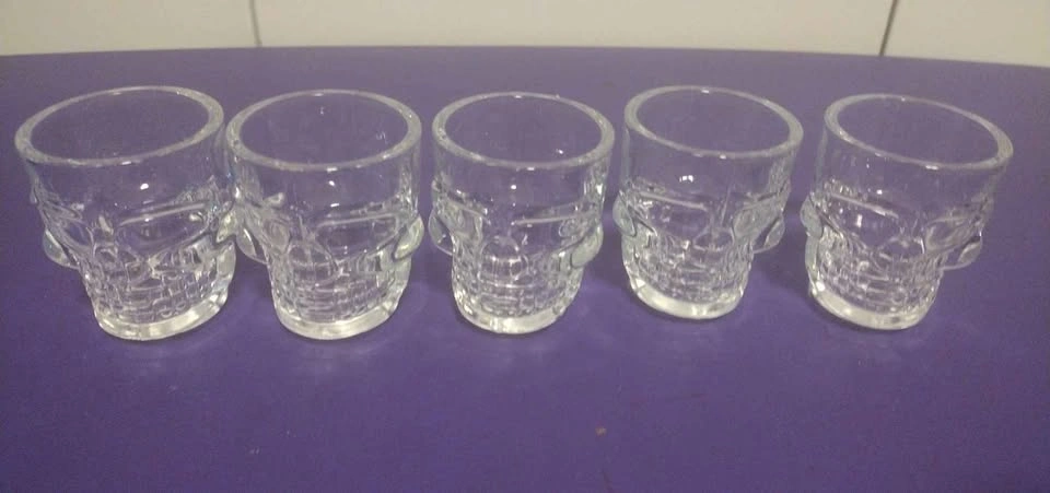 Set of 5 Skull Shot Glasses - photo 2