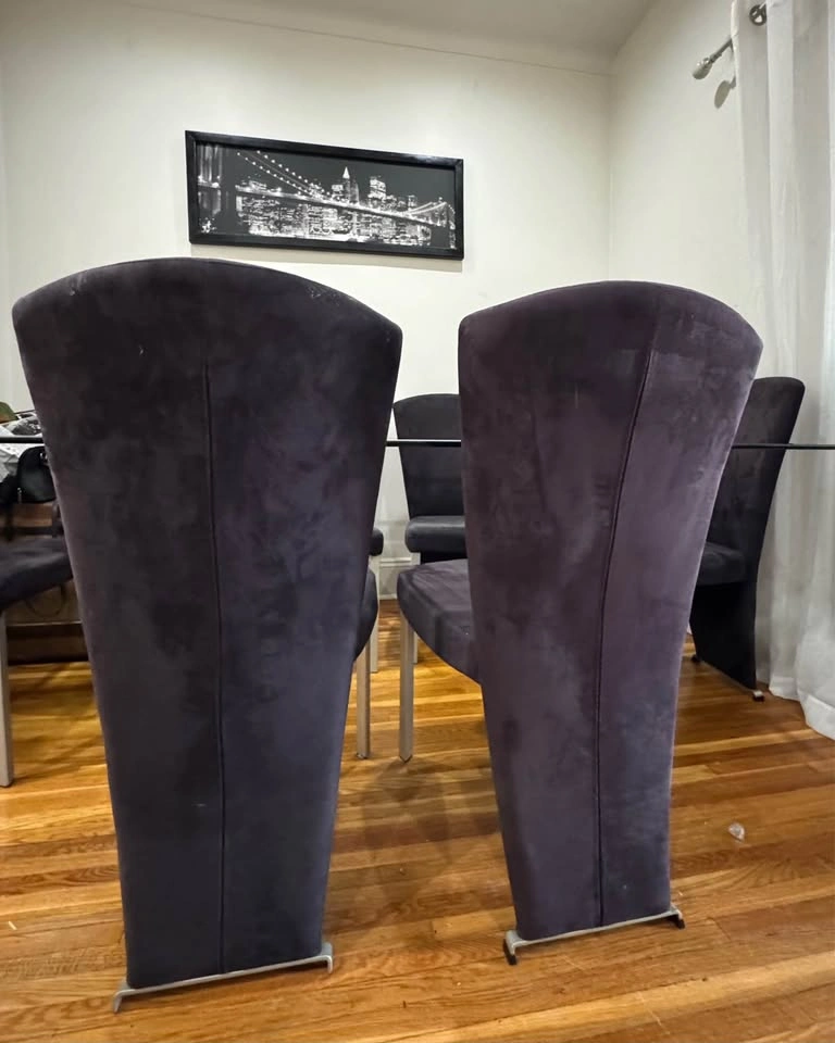Glass Dining Table and Chair Set for Sale - photo 3