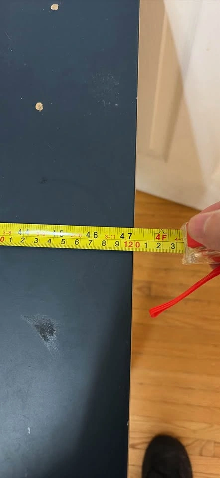 Black Computer Desk with Metal Legs - photo 2