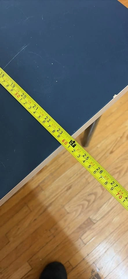Black Computer Desk with Metal Legs - photo 3