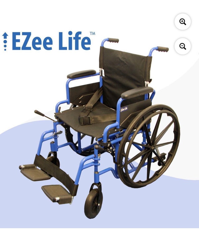 EZee Life Travel Wheelchair Aluminium Lightweight 18" - photo 3