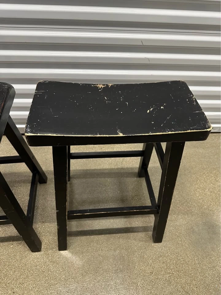 2 Counter Stools – Black - photo 3