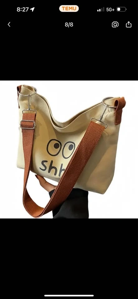 Canvas Tote Shoulder Bag - photo 2