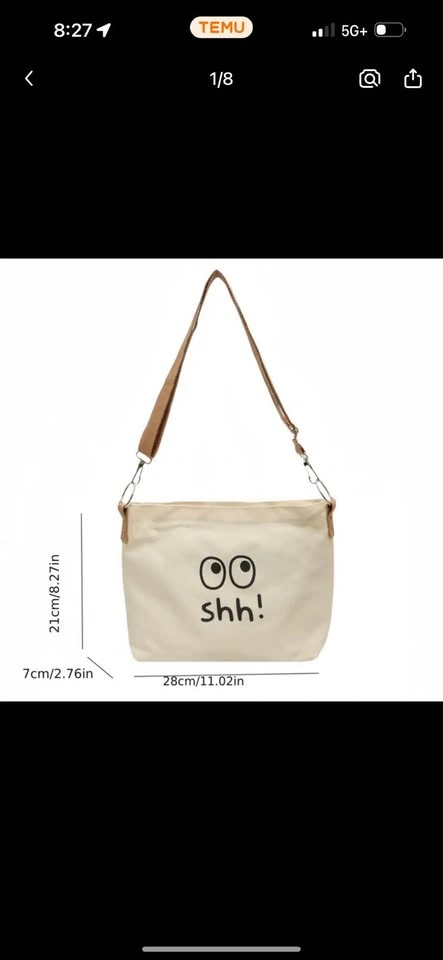 Canvas Tote Shoulder Bag - photo 3
