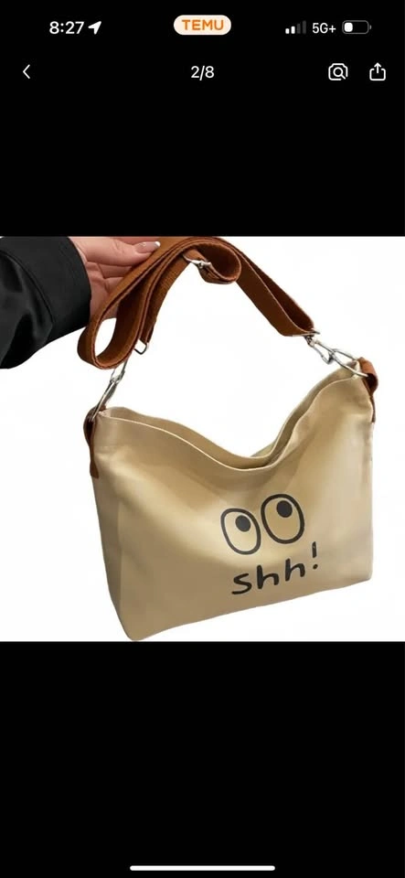 Canvas Tote Shoulder Bag - photo 5