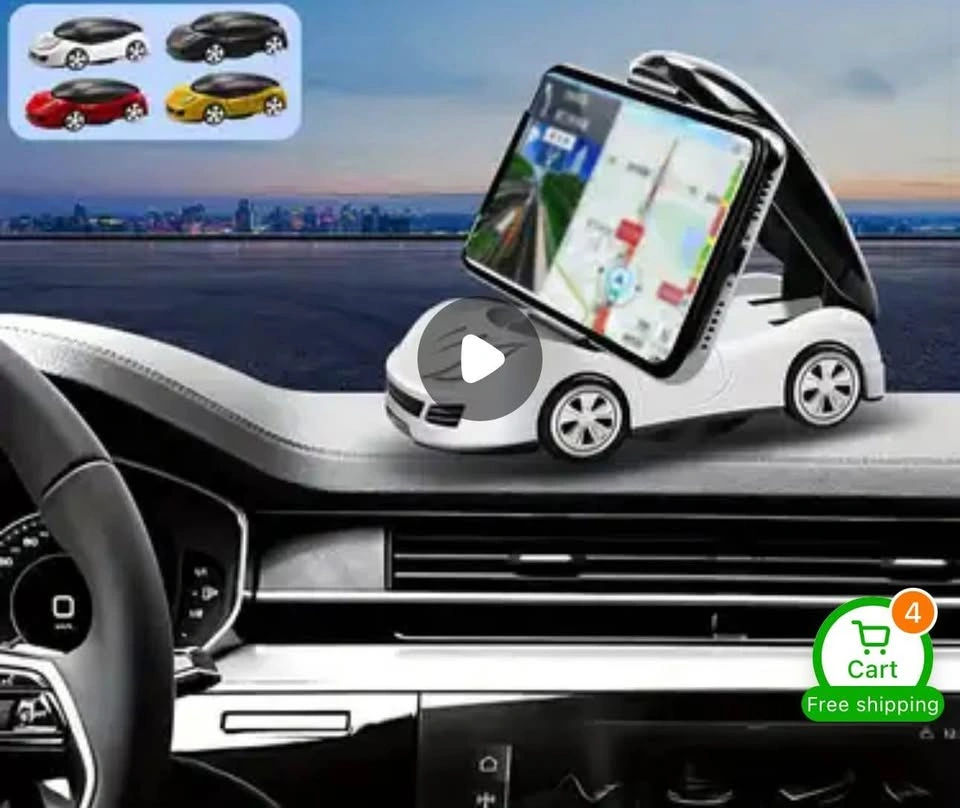 Sport car phone holder self adhesive perfect for cars - photo 2