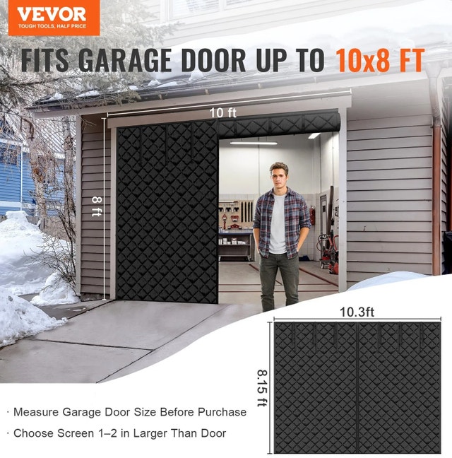 NEW Garage Door Insulation Kit 10.3x8.14FT Magnetic - photo 2