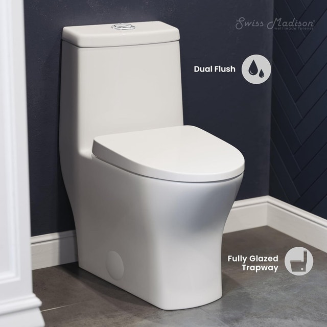 NEW Swiss Madison Sublime II Toilet, 10" Rough-in