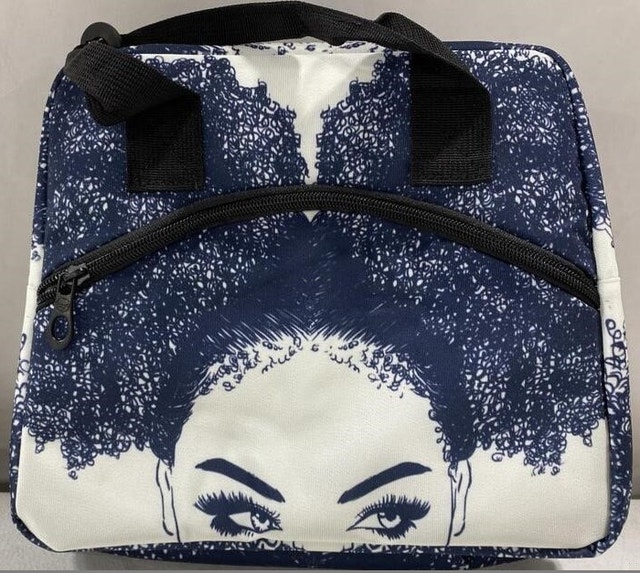 ALAZA African American Woman Curly Hair Lunch Bag - photo 5