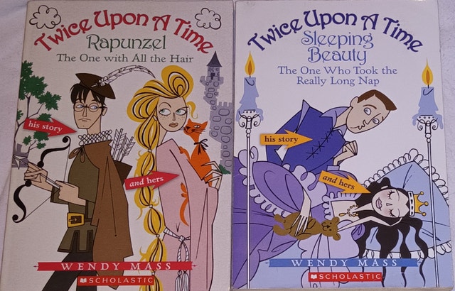 2 Twice Upon A Time Books: Rapunzel & Sleeping Beauty