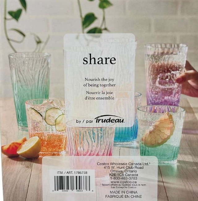 NEW TRUDEAU 15-Pieces Multicolor Plastic Unbreakable Tumbler - photo 2