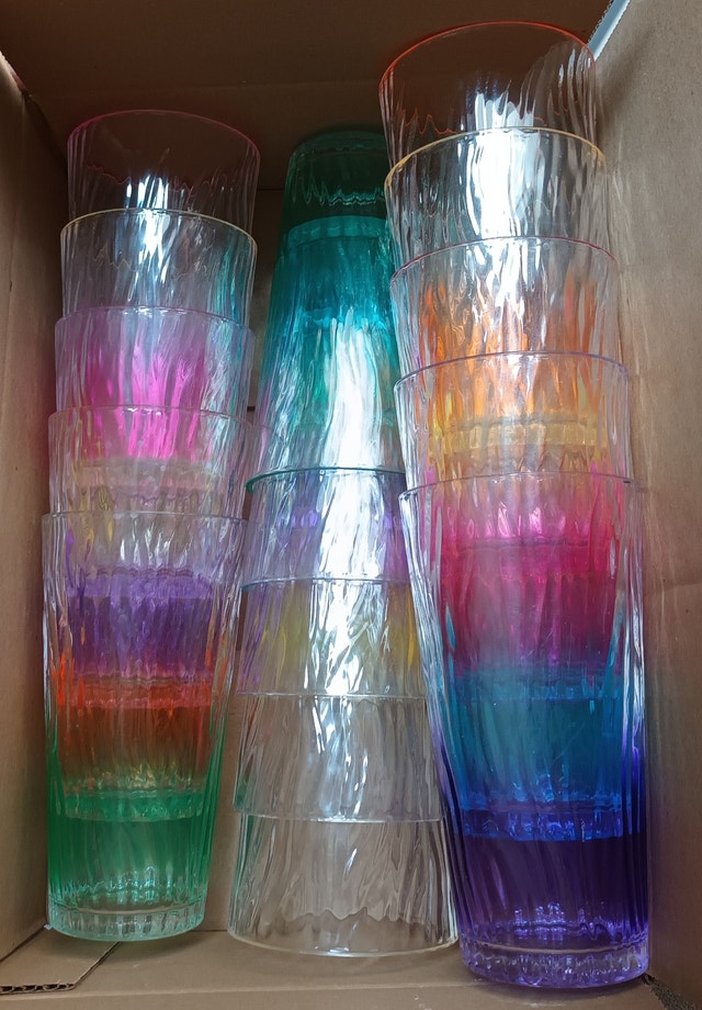 NEW TRUDEAU 15-Pieces Multicolor Plastic Unbreakable Tumbler - photo 4