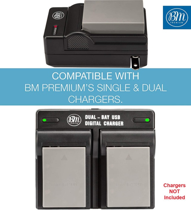 2 NEW BM Premium BLS-50 Batteries for Olympus OM-5 - photo 3