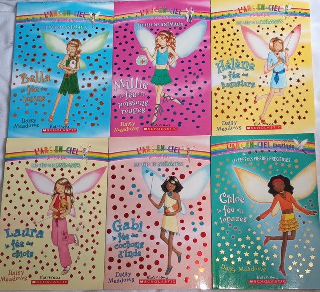 6 L'arc-en-ciel Magique French Books - La Fille des Bella
