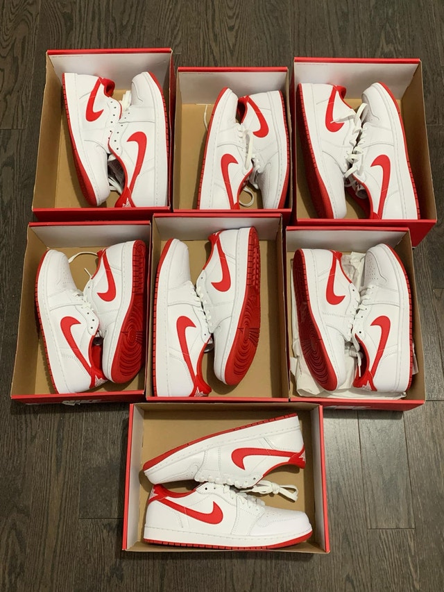 Jordan 1 Low "White/University Red" - photo 5