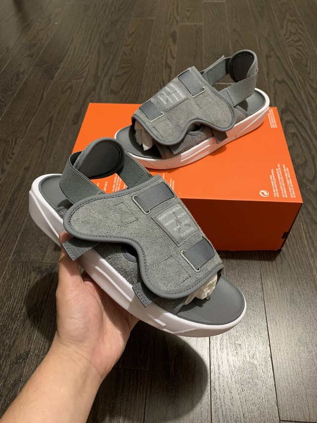 Jordan LS Slides "Cool grey" - photo 2