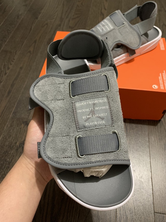 Jordan LS Slides "Cool grey" - photo 3