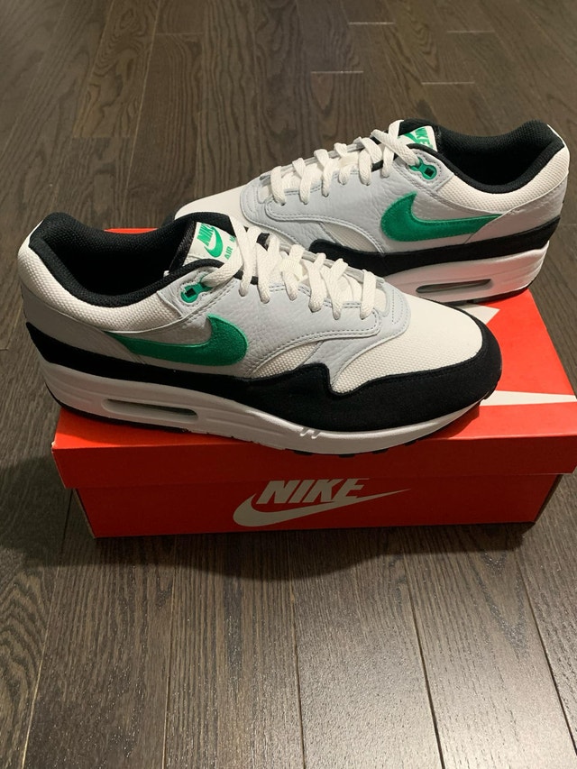 Nike Air Max 1 "White Black Stadium Green" Mens Sz 10.5 - photo 3