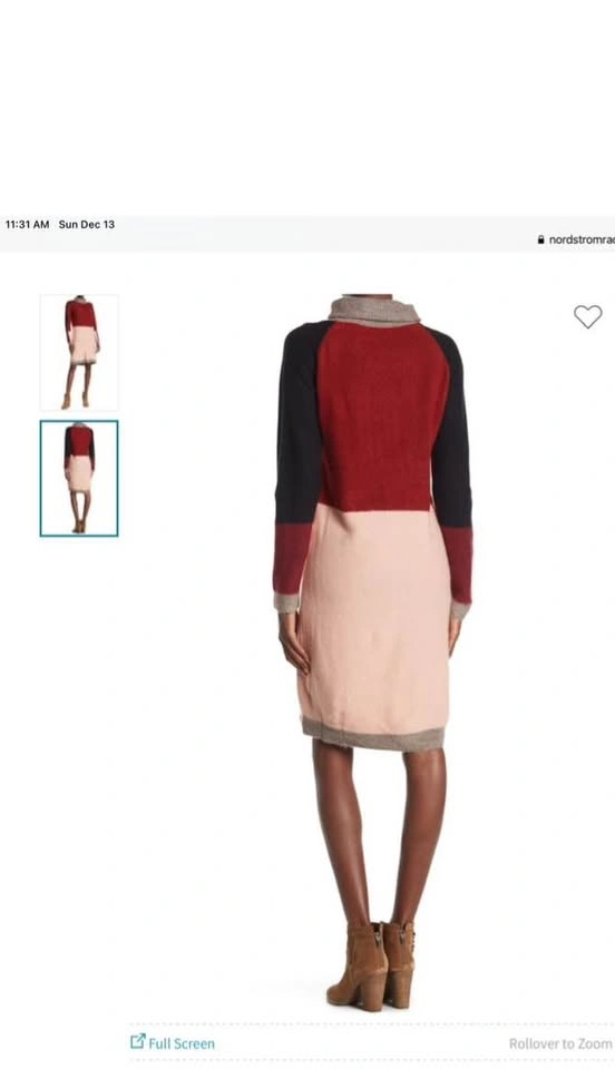 New Stitch Drop Rollover Knit Dress - photo 2