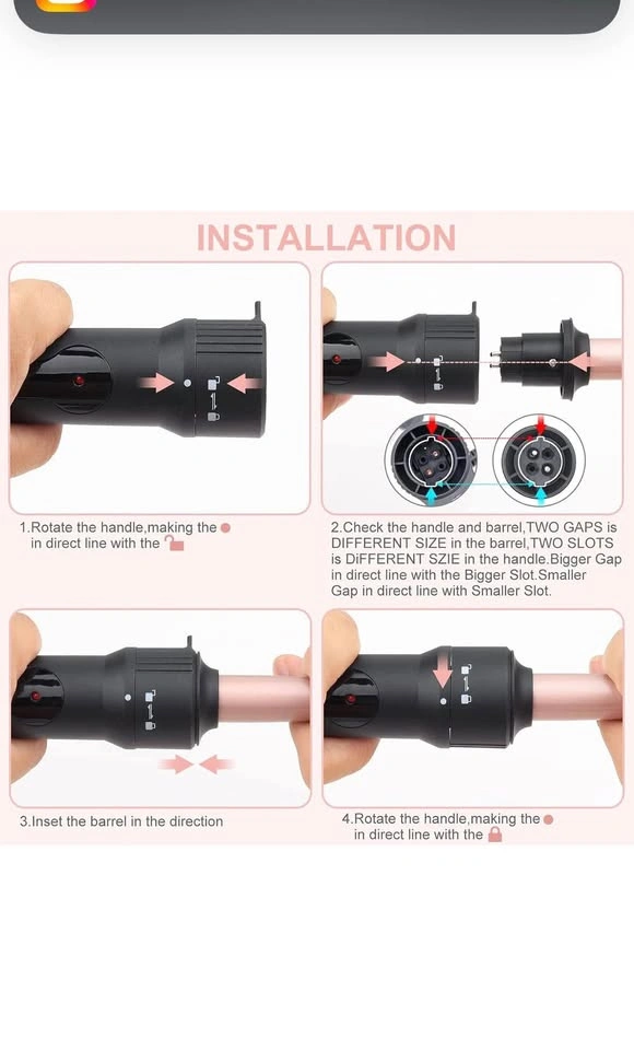 Curling Iron Hair Curler 5 In 1 Curling Wand Set - photo 3