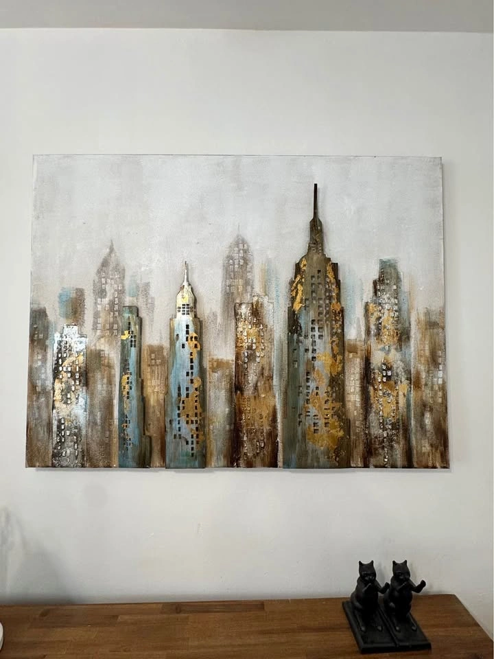 Moving sale: city painting