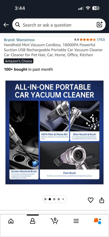 Mini vacuum cleaner - photo 2