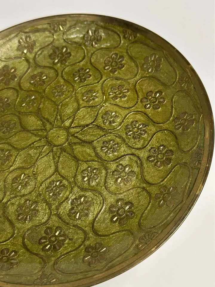 Decorative Brass Wall Plate Boho Vintage Style Wall Decor - photo 3
