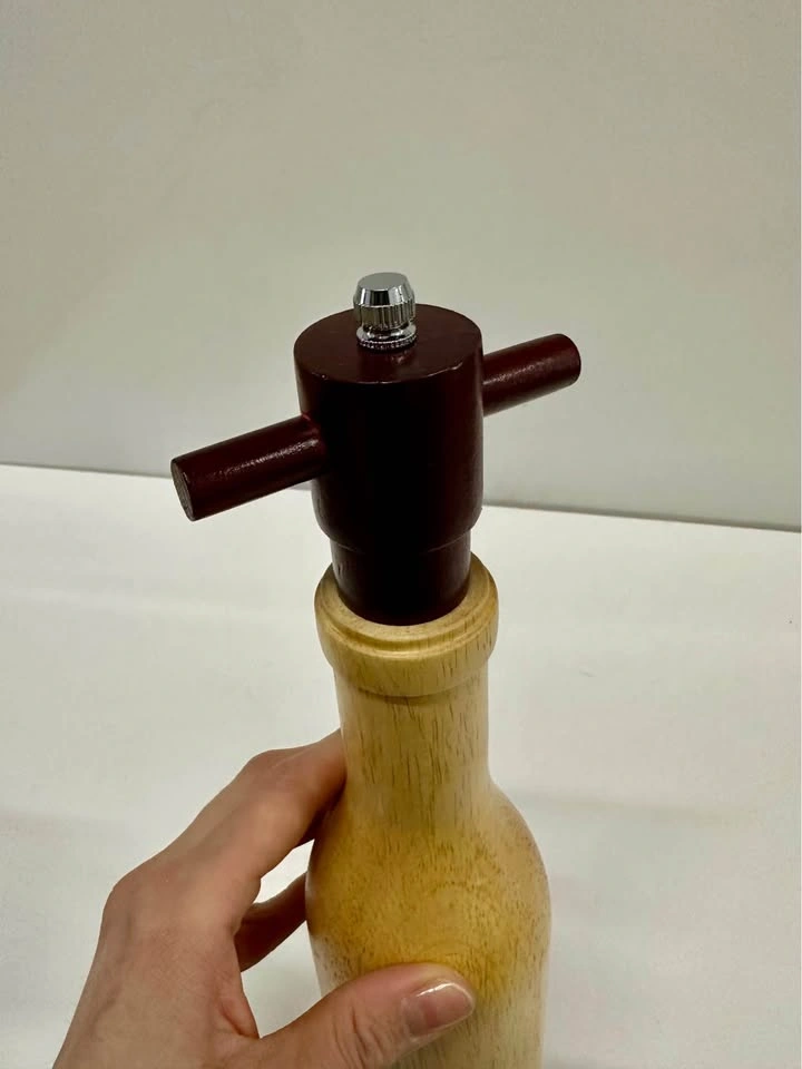 Large Wooden Pepper Grinder - Extra Size Spice Mill - photo 3