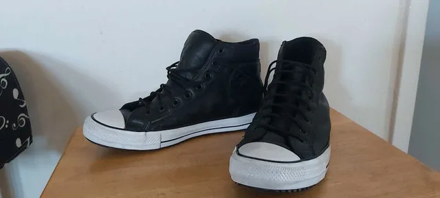 Leather All Star Converse thumbnail