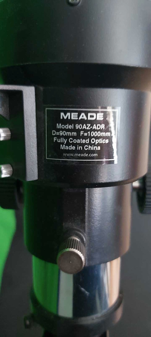 Meade 90AZ-ADR refractor telescope & eyepiece set - photo 4
