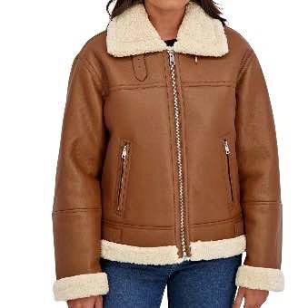 Nordstrom Faux Shearling Jacket - Size M