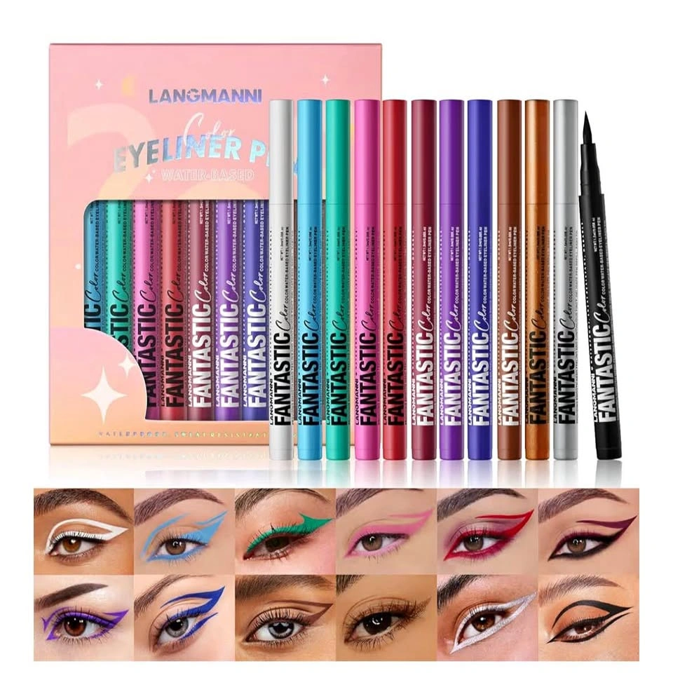12 Matte Liquid Eyeliner Set