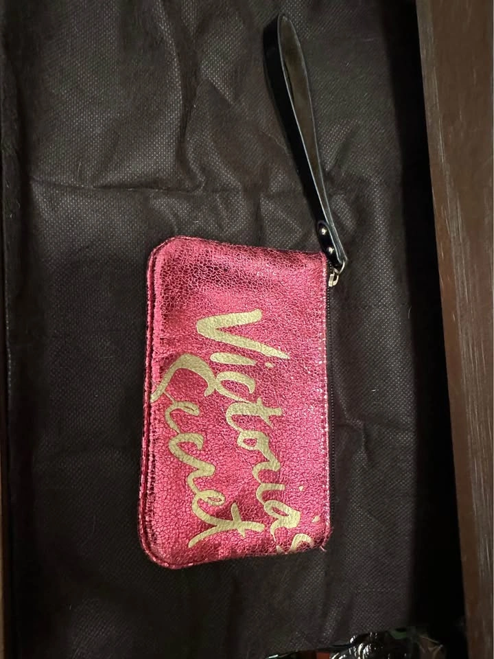 Victoria's Secret Metallic Pink Small Purse - photo 2