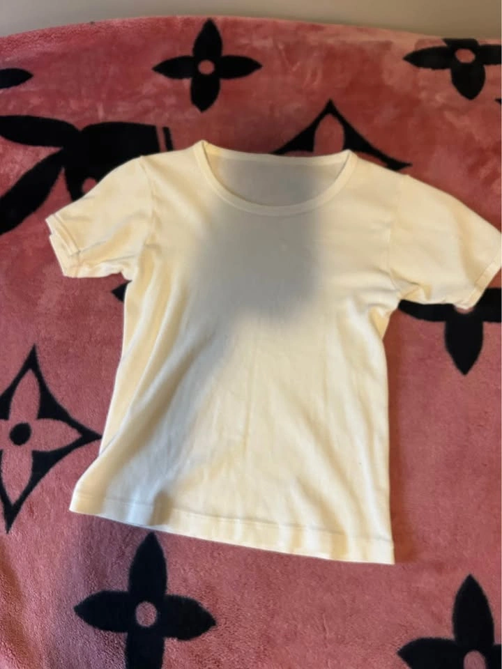 white cropped tee - photo 2