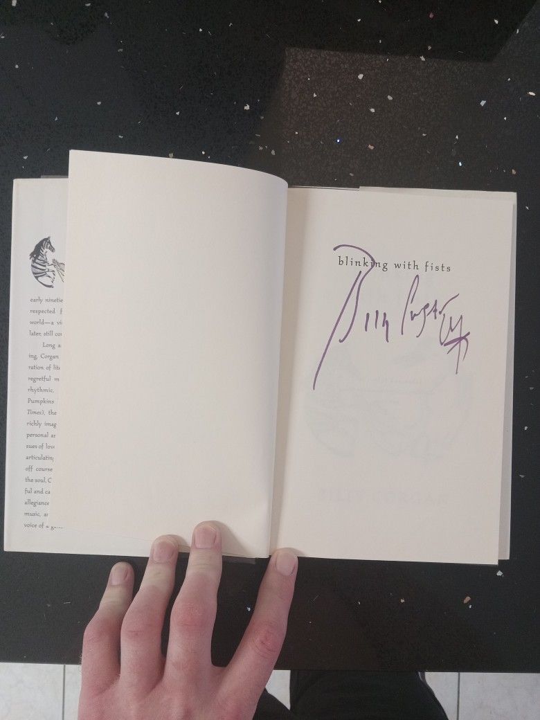 Autographed Copy Of "Blinking With Fists" By Billy Corgan - photo 2