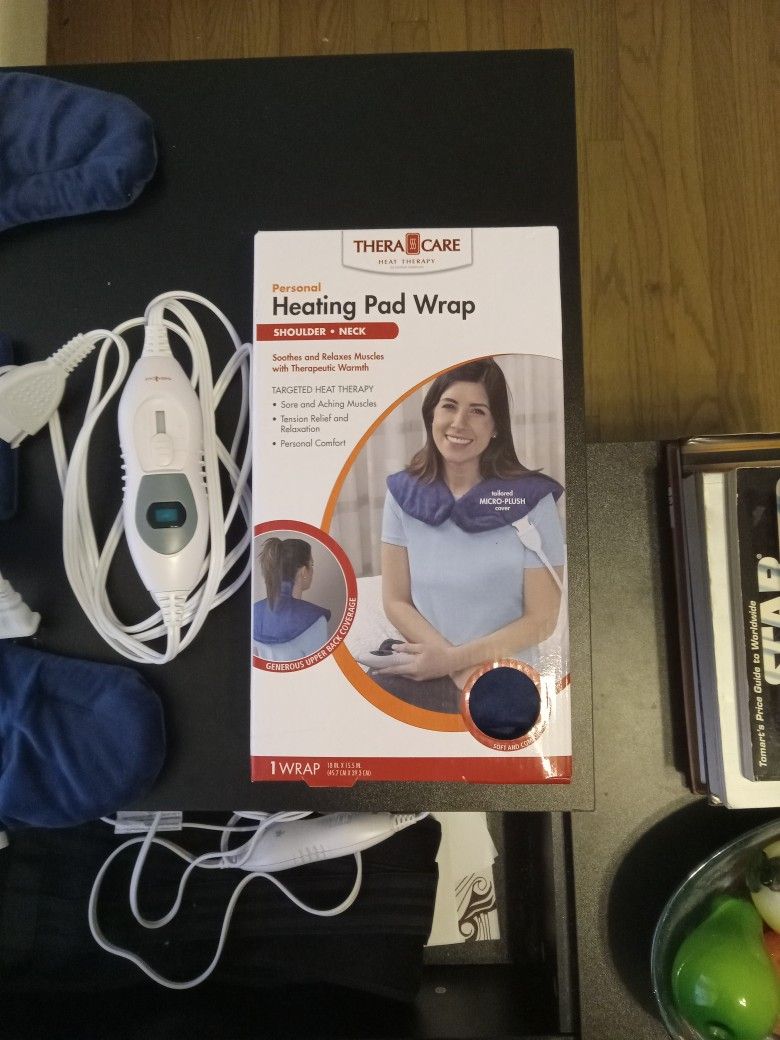 TheraCare Personal Heating Pad Wrap for Shoulder & Neck