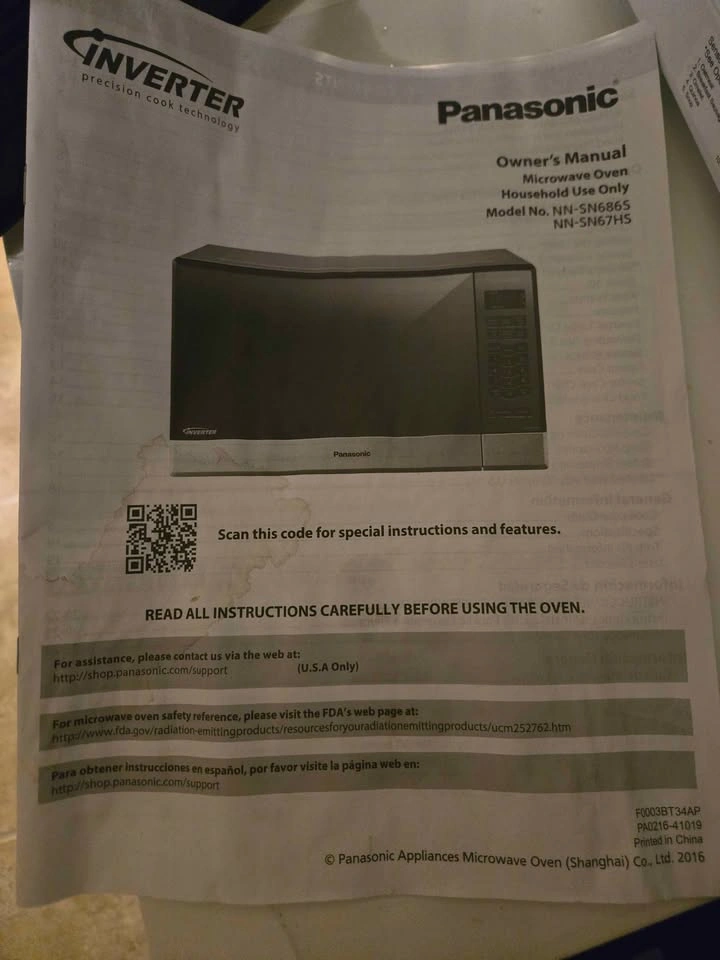 Panasonic 1200W Microwave - 1.3 cu ft - photo 5