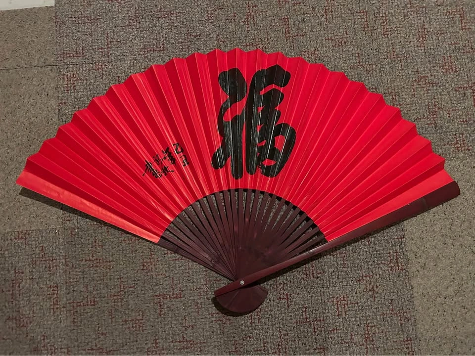Vintage Handpainted Chinese Decorative Bamboo Fans 48" - $30 Eac - photo 3