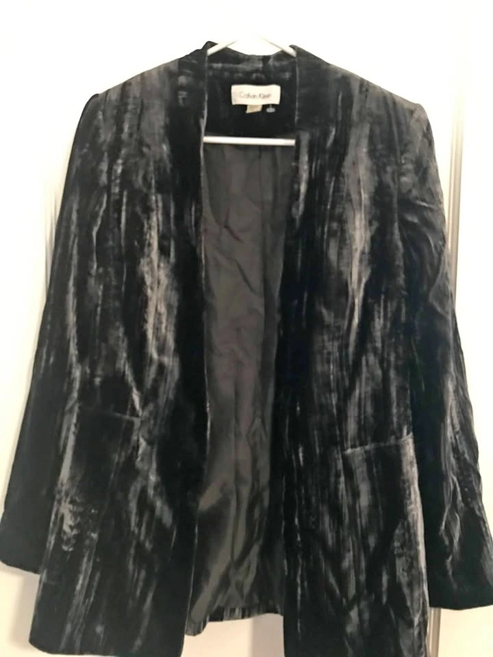 Calvin Klein Velvet Jacket