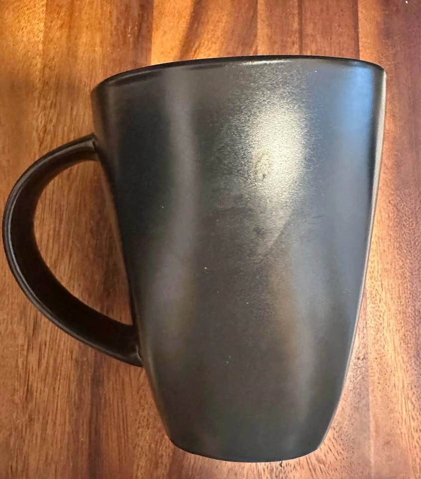 Elite Gibson 4 Coffee Mugs - Black/Burgundy Ceramic - photo 2