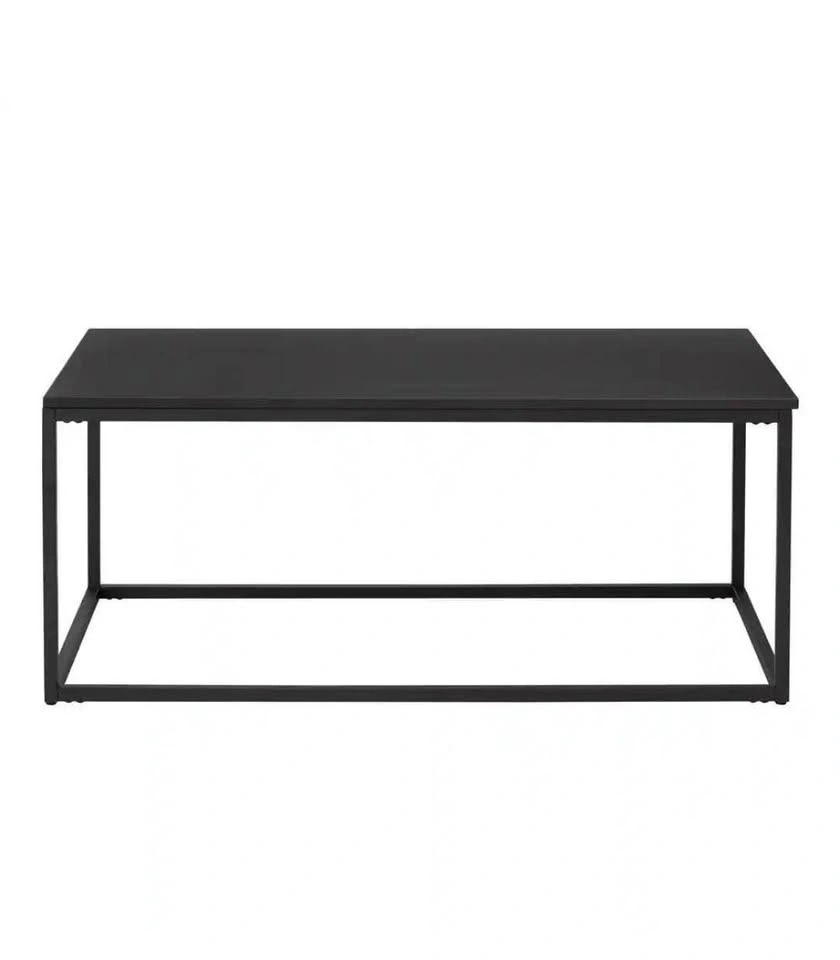 Brand New Black Wood Top Coffee Table - Sealed Box - photo 2