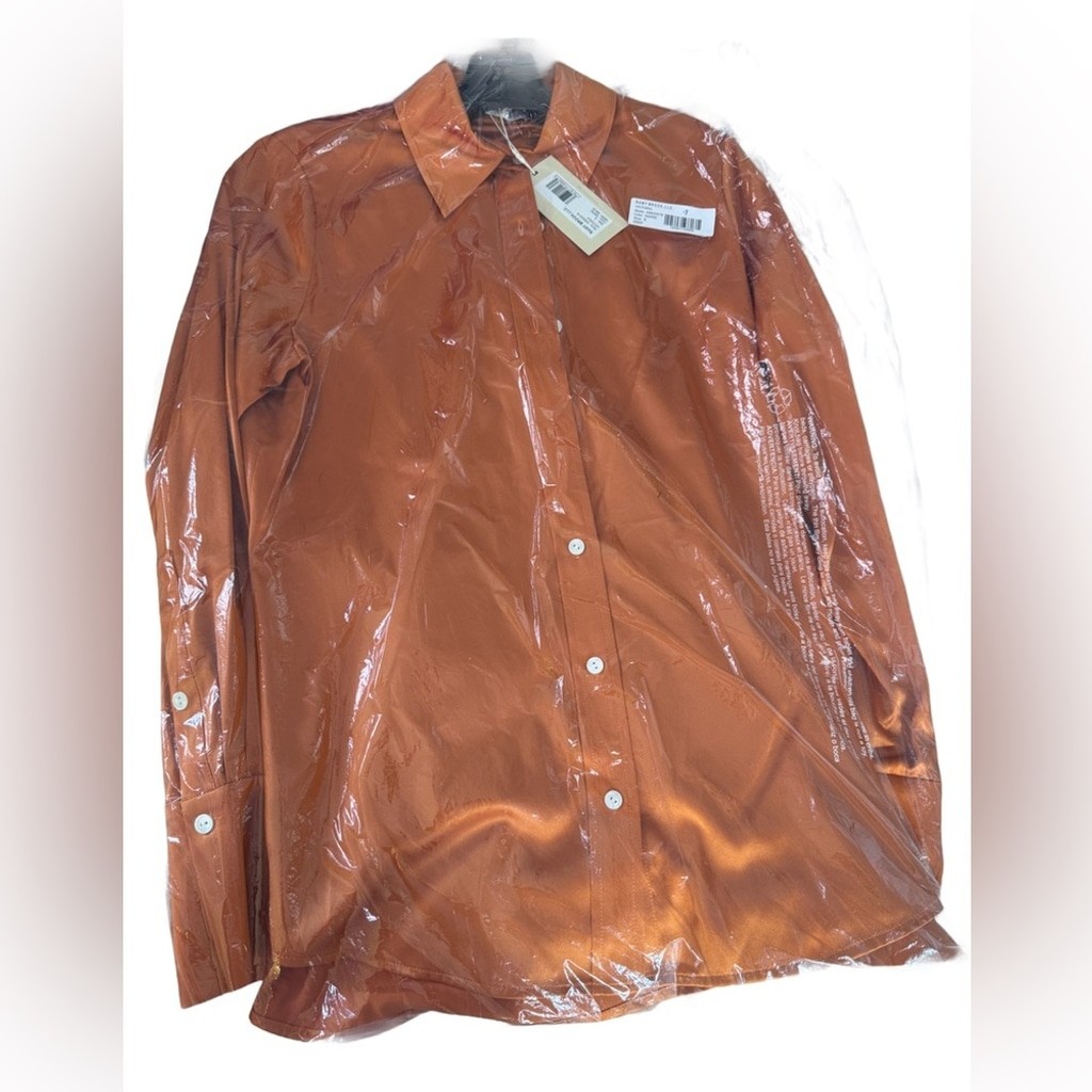 Ramy Brook Victoria Stretch Silk Satin Blouse NWT - Small - photo 4