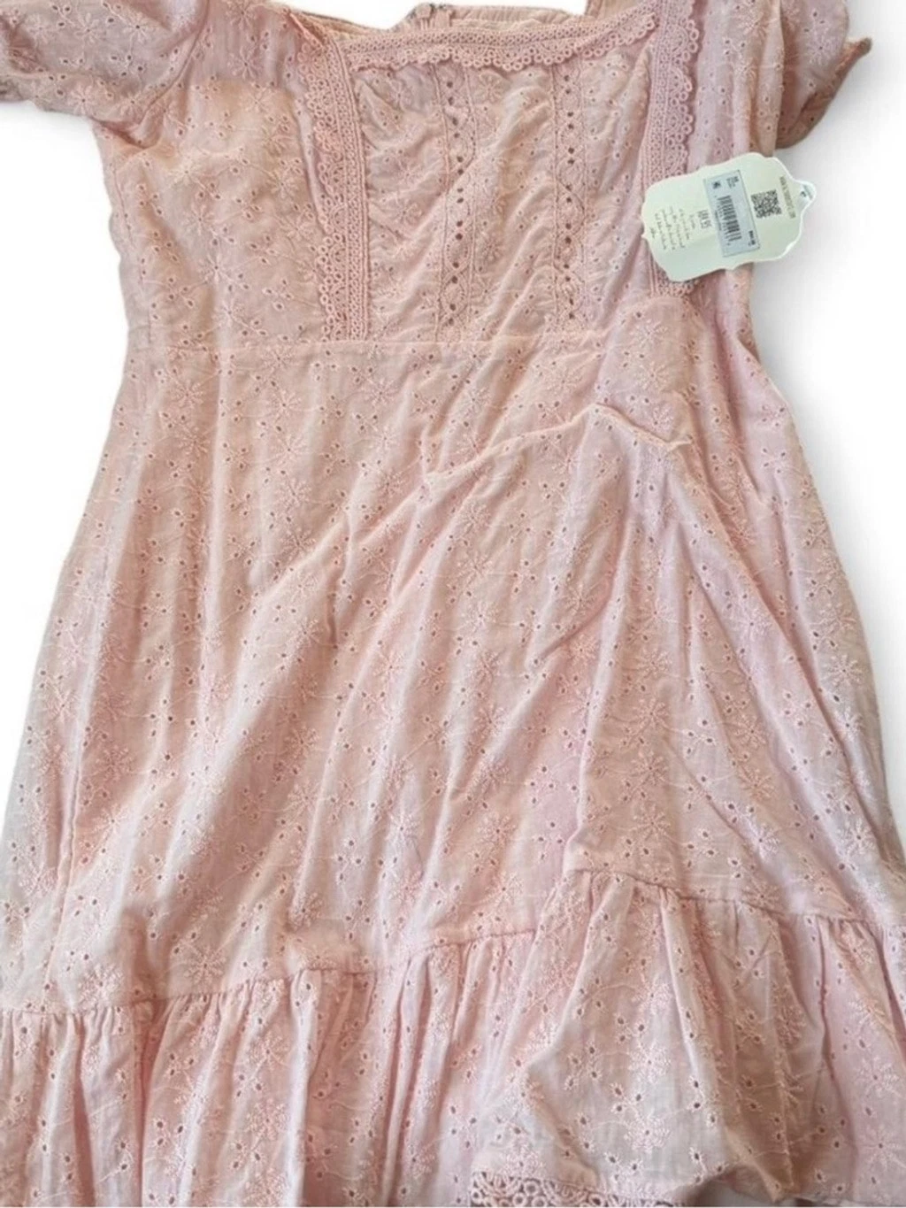 Altar'd State Jaelyn Puff Sleeve Dress M - photo 2