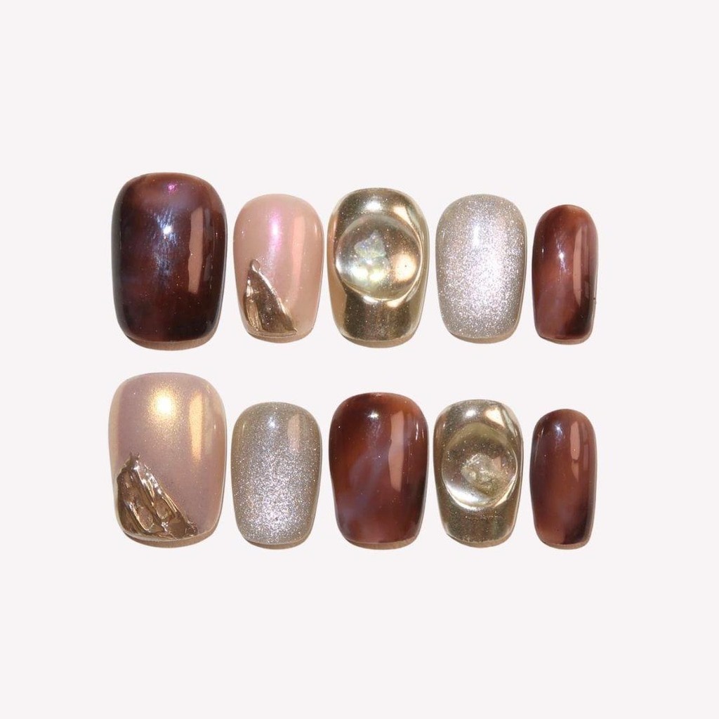 Ersa Nail Golden Dawn New in Box - Size Medium