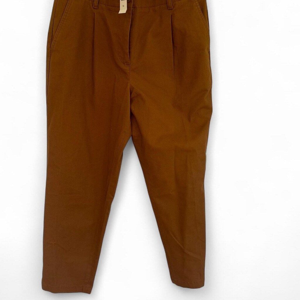 Talbots Modern Twill Pleated Chinos Size 10 New with tags - photo 3