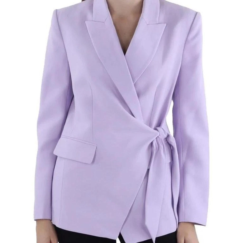 BCBGMAXAZRIA Tie Waist Blazer - Lavender, Size M (NWT)