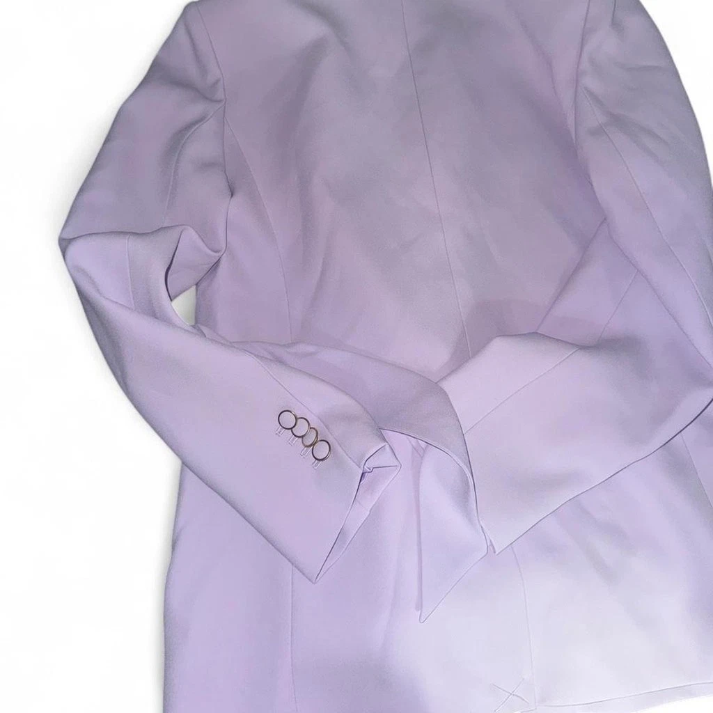 BCBGMAXAZRIA Tie Waist Blazer - Lavender, Size M (NWT) - photo 2