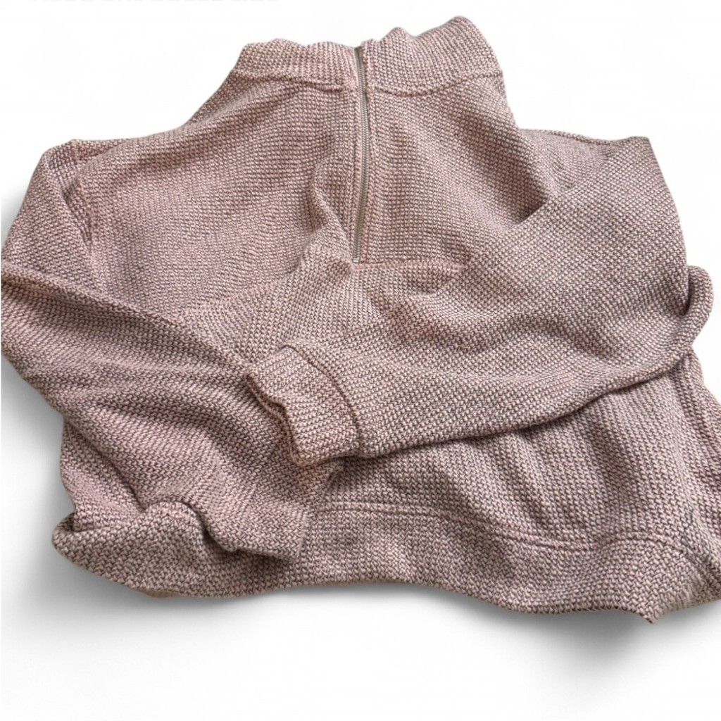 Sweaty Betty Women's Restful Boucle Half Zip Sweatshirt S Pink N - photo 3