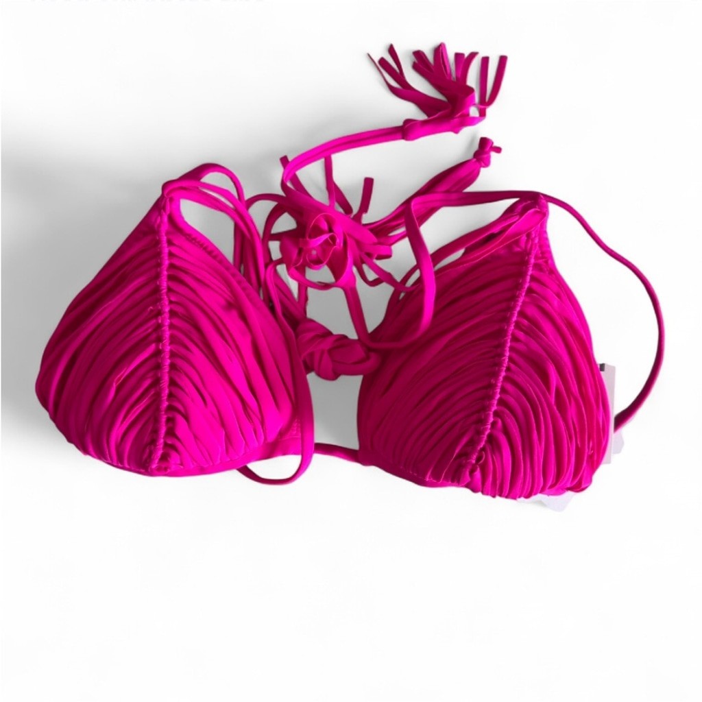 PQ Swim Isla Hot Pink Bikini Top NWT L - photo 3